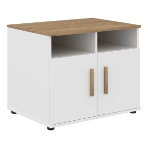 Тумба (для оргтехники) FPS 806 Белый премиум/Белый премиум 802х600х660 FORTA