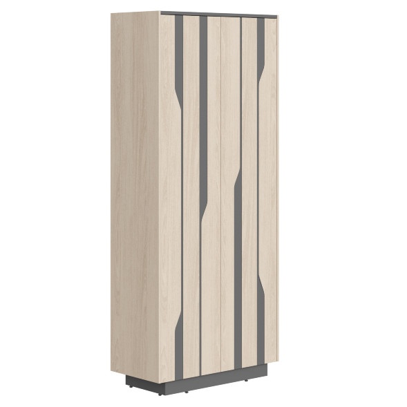 Шкаф СФ-574204 Дуб светлый/Белый премиум 900х430х2100 LINE