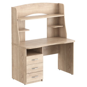 Стол компьютерный CD 1215 Дуб Сонома светлый 1200х600х1525 COMP