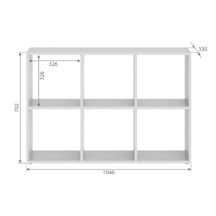 Стеллаж SH 7042 702х330х1042 COMP