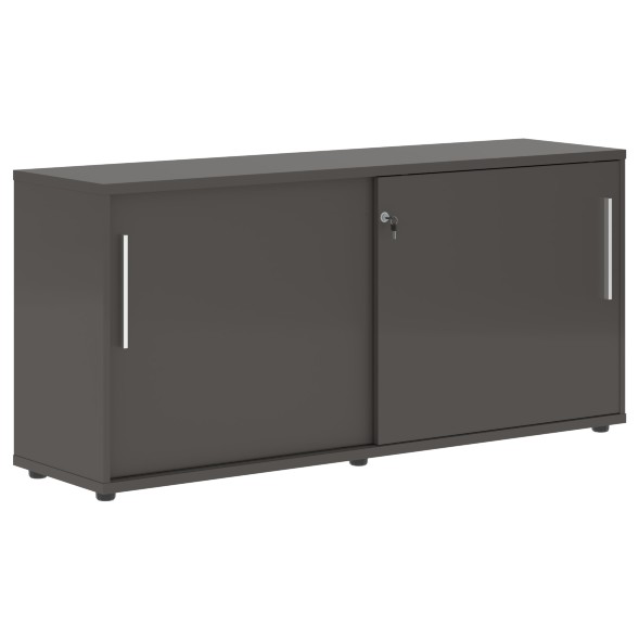 Шкаф низкий с дверьми купе ELC 1643 1606х430х750 EDIS