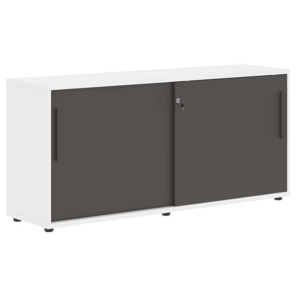 Шкаф низкий с дверьми купе ELC 1643 1606х430х750 EDIS